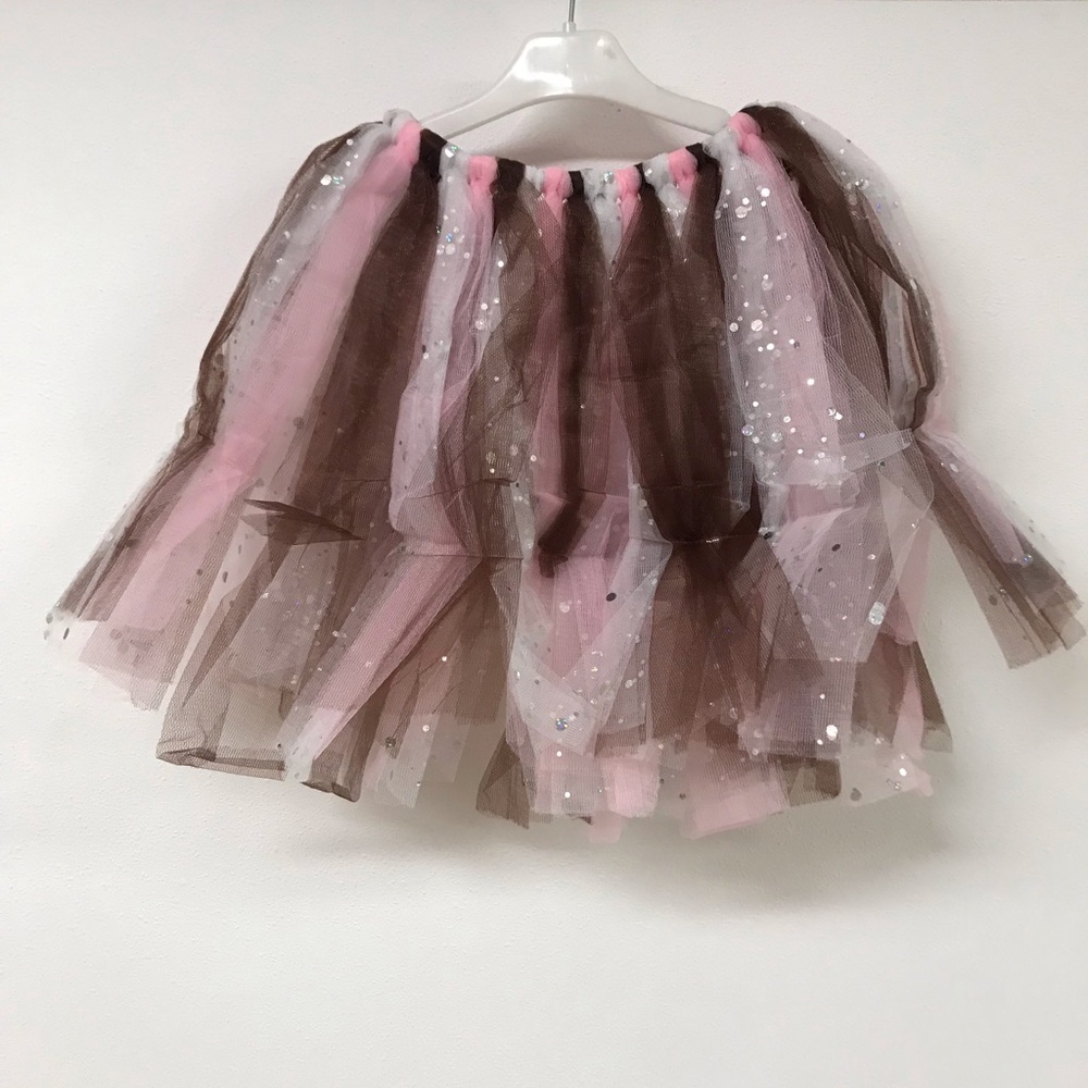 2 Pieces Skirt Set Unicorns Floral T-Shirt Top Tutu Tulle Skirt Set Little Girls - Picture 8 of 8